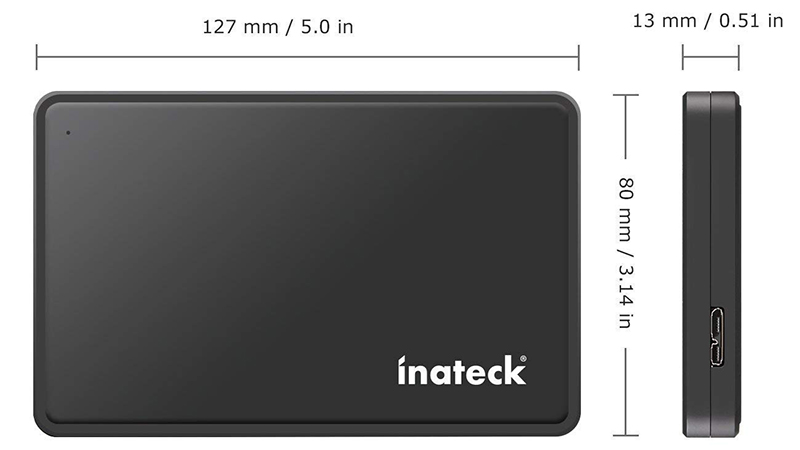 Optimisé SSD/UASP compatible] Inateck USB 3.0 Boîtier disque dur 2,5 SATA disque  dur externe 2,5 pouces / SSD