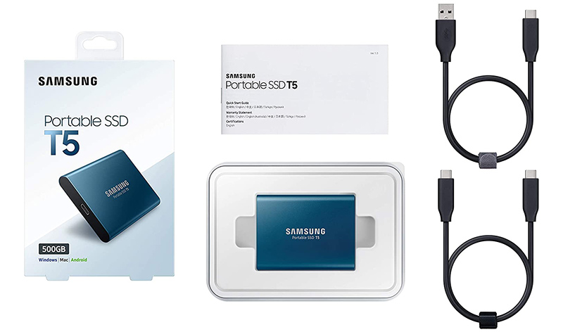 avis Samsung T5 MU-PA500B EU - Disque SSD externe portable 500Go - USB 3.1