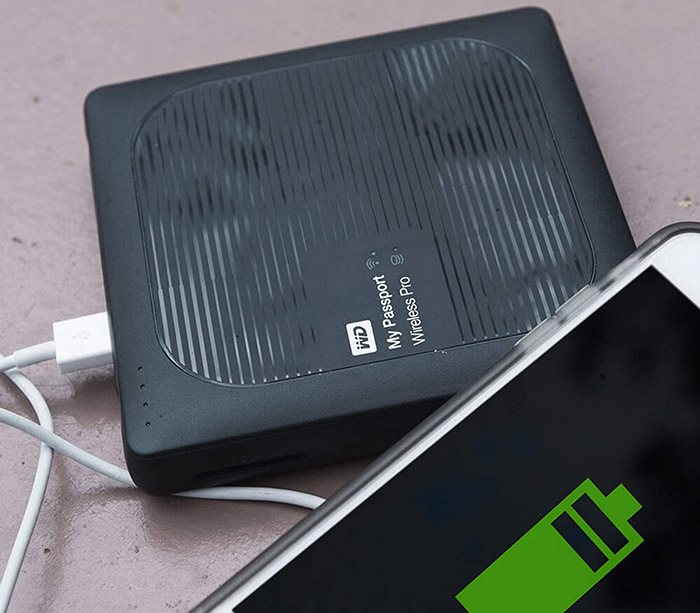 test WD My Passport Wireless Pro Disque Dur Externe Portable 2 To - WIFI USB 3.0