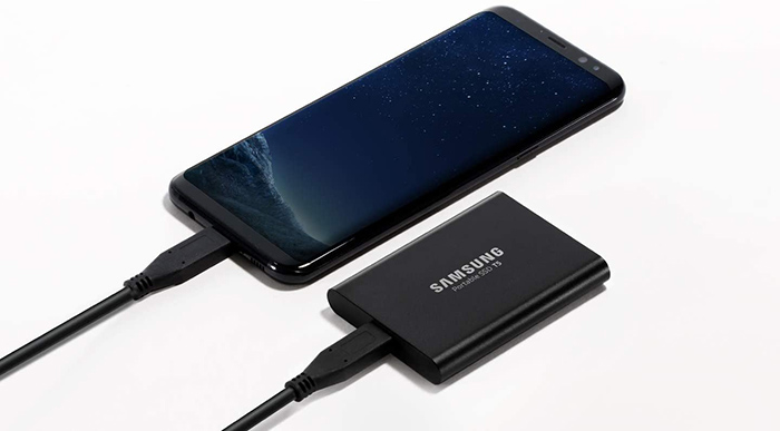 test et avis Samsung Disque Dur Externe SSD Portable T5 (1 TB) - MU-PA1T0B EU