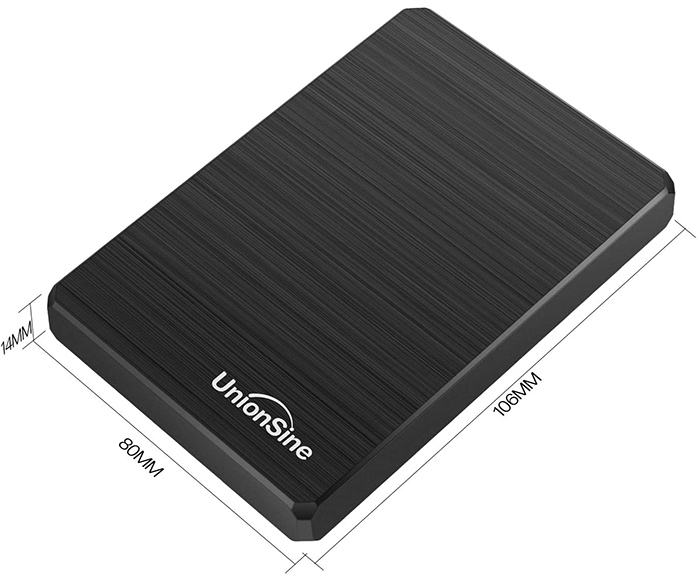 test et avis disue UnionSine 2.5 500Go Ultra-Mince Disque Dur Externe Portable USB3.0 SATA
