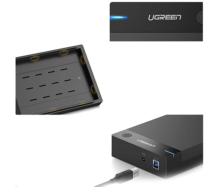 avis UGREEN USB 3.0 Boîtier Disque Dur Externe 3.5 Pouces SATA III II I HDD SSD 16To