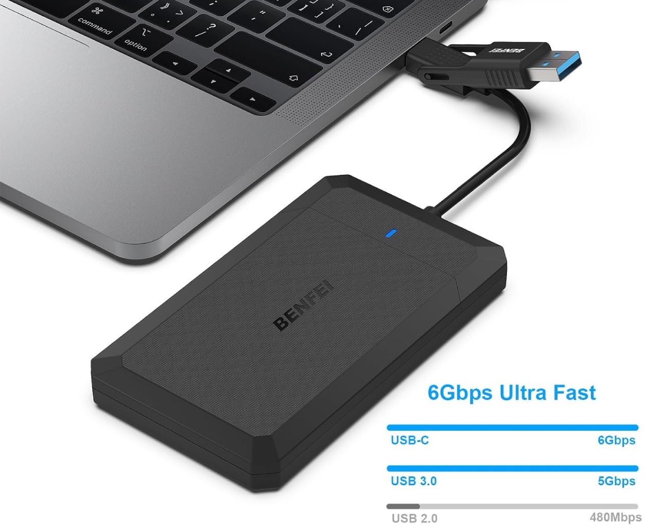 Avis sur le Boîtier Externe BENFEI pour Disque Dur 2,5, boîtier USB 3.2 Gen 1