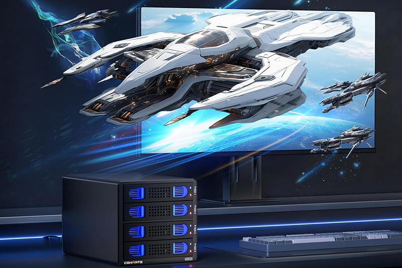 Test et Avis du CENMATE Boîtier Disque Dur 4 Baies avec - Ventilateur