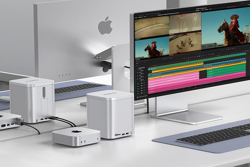 Test et Avis du ORICO MiniTower M435-V1 Boîtier RAID Mac mini M4