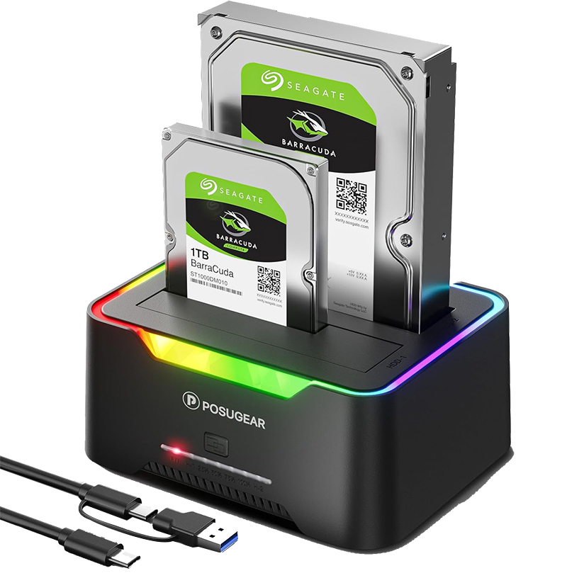 Test et Avis du POSUGEAR - Dock Disque Dur USB 3.0 Dual Bay