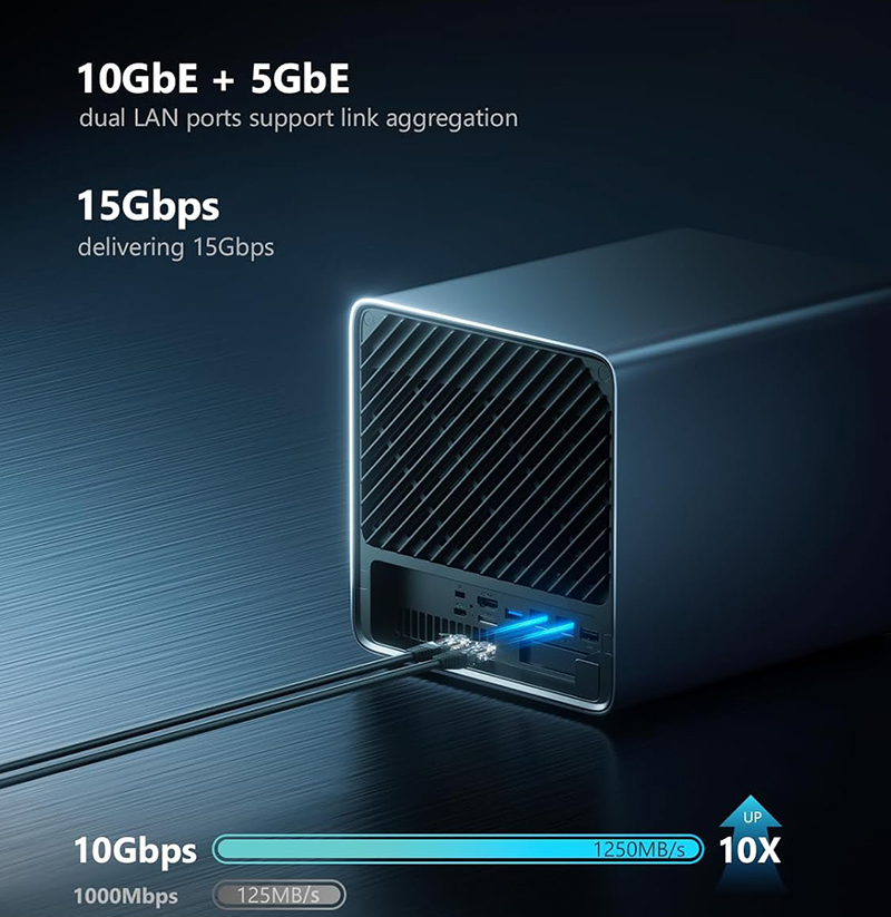 Details MINISFORUM N5 Pro NAS de Bureau 5 Baies Le Test Complet qui Révolutionne le Stockage Réseau