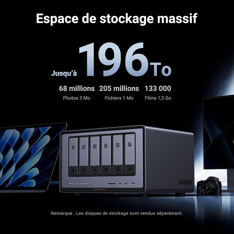 Details UGREEN NASync DXP6800 Pro Le Test Complet du NAS 6 Baies qui Défie Synology