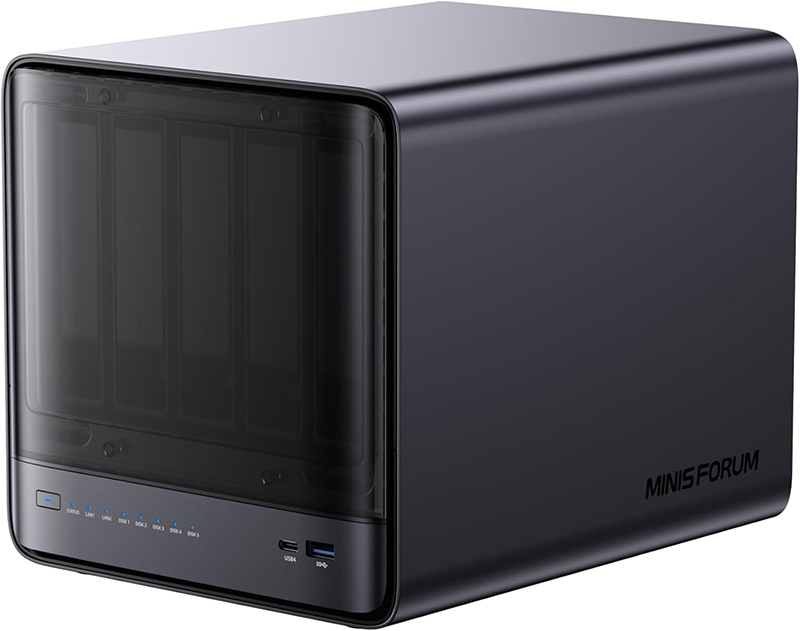 MINISFORUM N5 Pro NAS de Bureau 5 Baies Le Test Complet qui Révolutionne le - Stockage Réseau