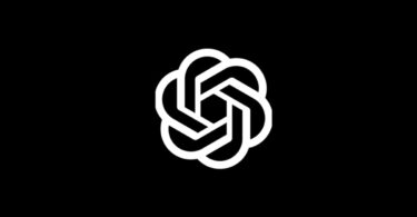 Logo officiel d'OpenAI blanc sur fond noir, illustrant l'annonce des trois nouveaux modèles d'API audio temps réel pour les interactions vocales à basse latence.